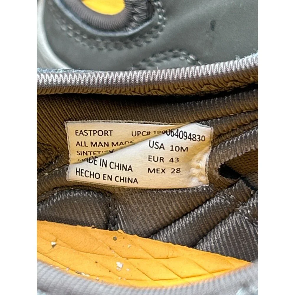 Eddie Bauer Eastport Mens Outdoor Sandals Size 10M Gray/Yellow